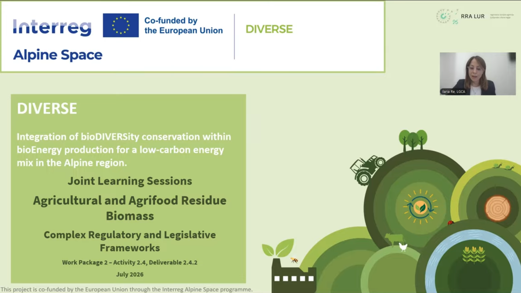 DIVERSE: LGCA racconta le opportunità della biomassa da residui agricoli e agroalimentari